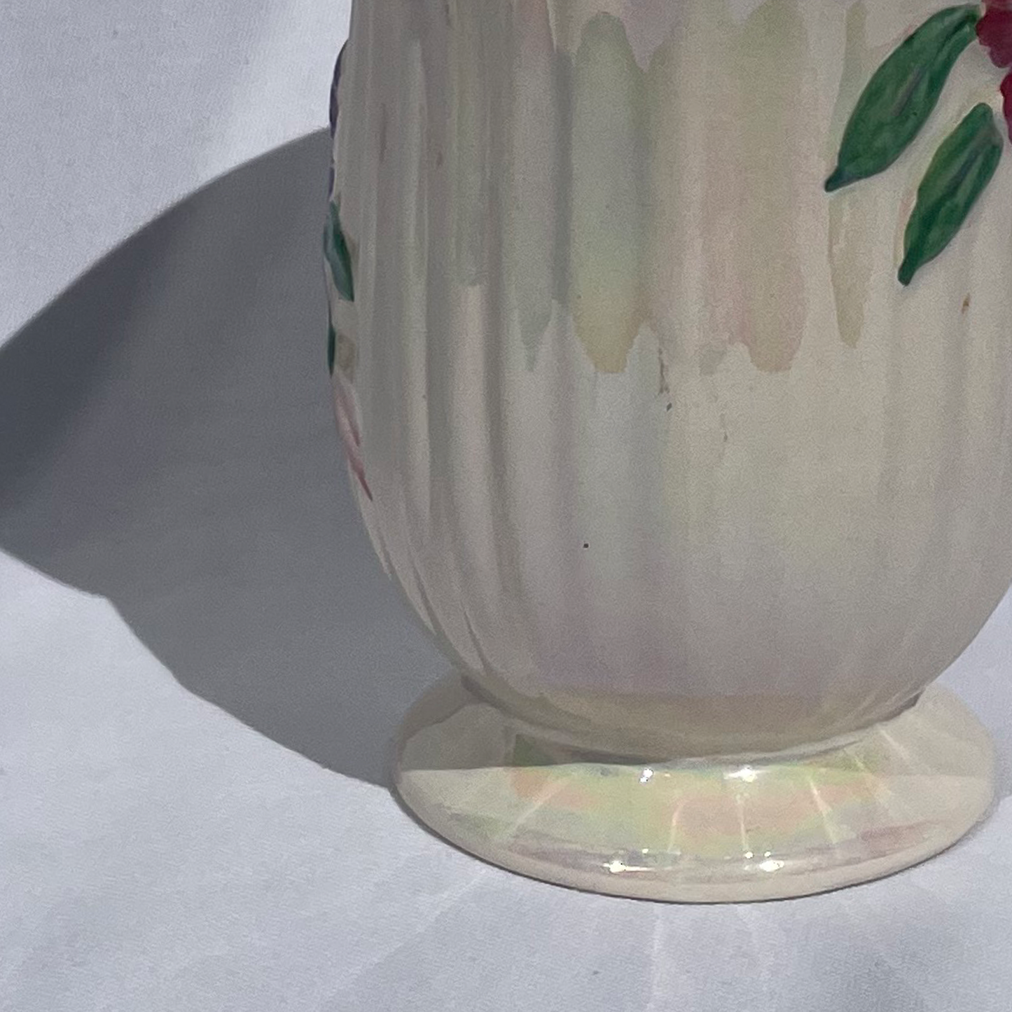 Vintage lustreware jug with cute flower design